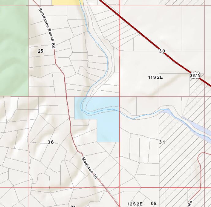 This section of the Madison, including the state land shaded blue, would essentially become privatized if boats are banned from the upper river. Huge no trespassing signs are encountered just below $3 bridge. From that point on an angler on foot would require super human wading skills to remain inside the razor thin high water mark and would need to navigate heavy currents and large slippery boulders. This is not a realistic option for normal citizens