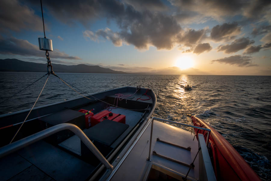 The Viaggio is equipped with two jet boats to provide maximum flexibility in accessing the abundance of streams and rivers in coastal Alaska