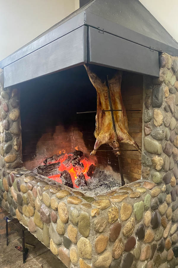 Magic Waters Lodge prepared an incredible asado for our group's final night in Patagonia