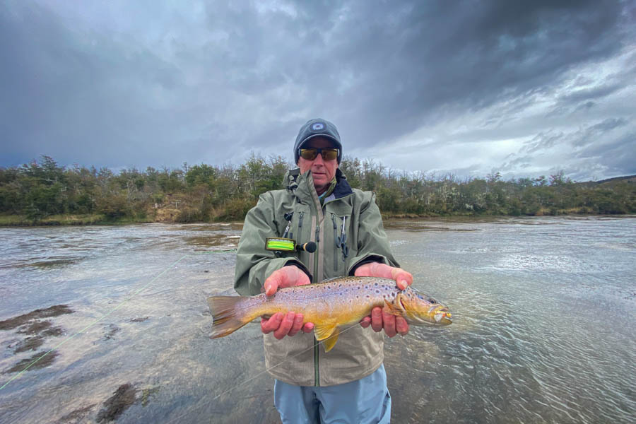 Rich hooked up despite the onset of cloudy weather and challenging conditions